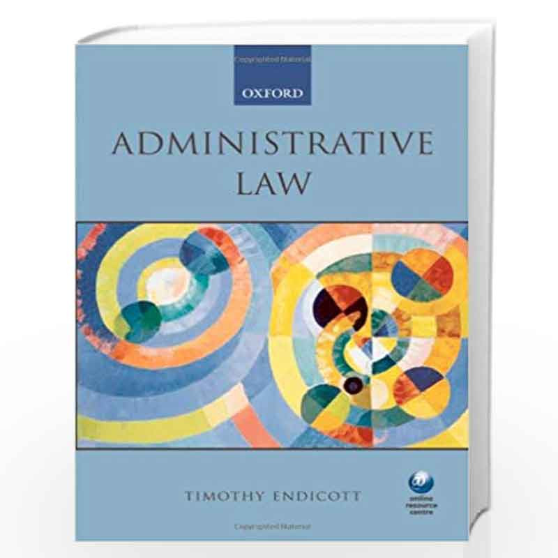 Administrative Law Book front cover (9780199277285)