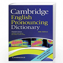 Cambridge English Pronouncing Dictionary (Book Only) by DANIEL JONES Book-9781107685888