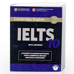 Cambridge IELTS 10 Student's Book with Answers (Book & CD) by Cambridge University Pr Book-9781316509012