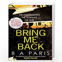 Bring Me Back by B A Paris Book-9780008244873