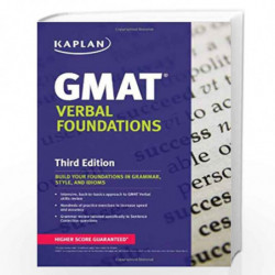 Kaplan GMAT Verbal Foundations (Kaplan Test Prep) by KAPLAN TEST PREP Book-9781609789329