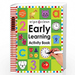 Wipe Clean: Early Learning Activity Book (Wipe Clean Early Learning Activity Books) by Roger Priddy Book-9780312499228