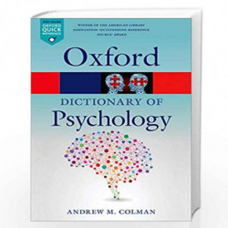 A Dictionary of Psychology (Oxford Quick Reference) by ANDREW M COLMAN Book-9780199657681