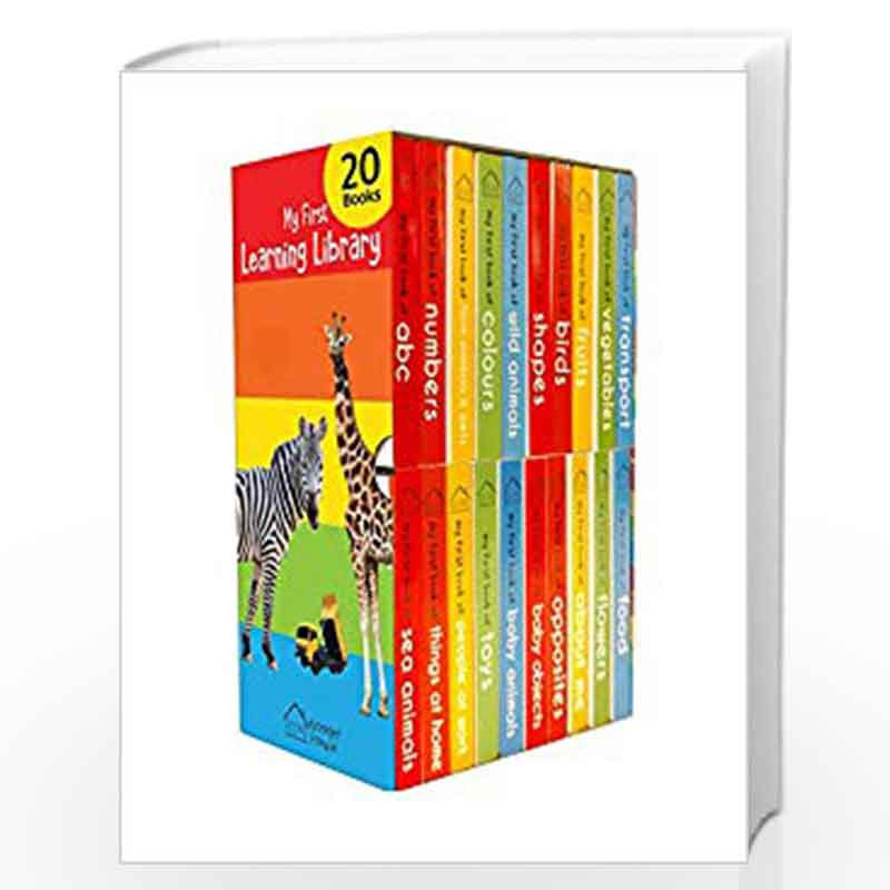 My First Learning Library: Boxset of 20 Board Books for kids by Wonder House Books Editorial Book-9789387779273