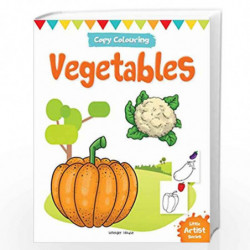 Little Artist Series Vegetables: Copy Colour Books by Wonder House Books Editorial Book-9789387779938