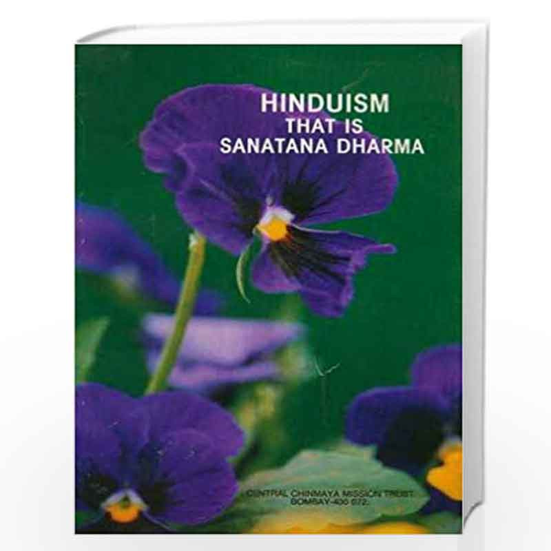 Hinduism  Sanathan Dharma by Swami Nityananda book front cover (788175970656)