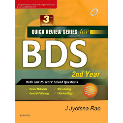 Quick Review Series for BDS 2nd Year by Rao Book-9788131237373