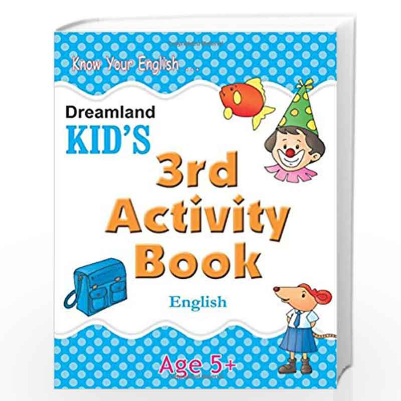 3rd Activity Book - English (Kid's Activity Books) by Dreamland Publications Book-9788184513776