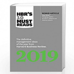 HBR's 10 Must Reads 2019 by Review, Harvard Business Book-9781633696426