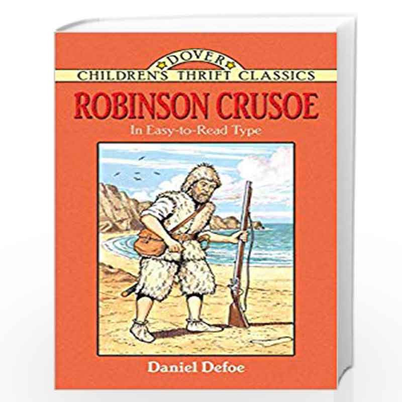 Robinson Crusoe (Dover Children's Thrift Classics) by Defoe, Daniel Book-9780486288161