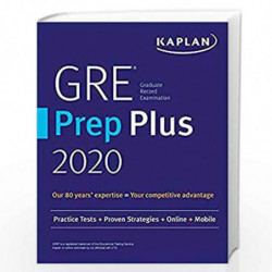 GRE Prep Plus 2020 by Kaplan Test Prep Book-9781506263281
