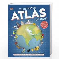 Illustrated Atlas of India: A Visual Guide to the Land, Its People and Culture by  Book-9780241356913
