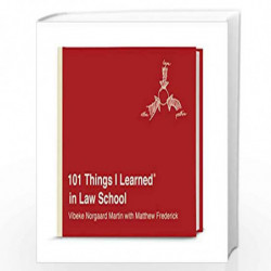 101 Things I Learned          in Law School by Norgaard Martin, Vibeke Book-9781524762025