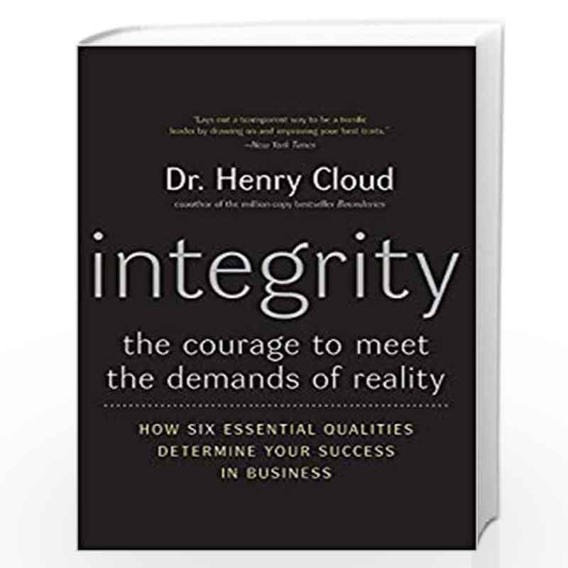 Integrit: The Courage to Meet the Demands of Reality by Henry Cloud Book-9780060849696