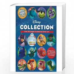 Disney Collection: 4 Movie Stories, Over 100 Stickers Plus Colouring and Activities! by Parragon Book-9781472390332