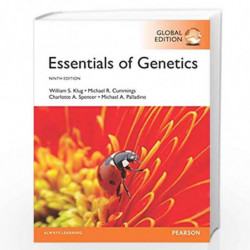 Essentials of Genetics, Global Edition by William S. Klug Book-9781292108865