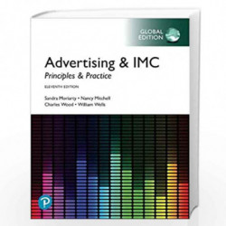 Advertising & IMC: Principles and Practice, Global Edition by Sandra Moriarty Book-9781292262062