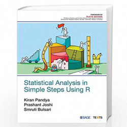 Statistical Analysis in Simple Steps Using R by Kiran Pandya Book-9789352807109