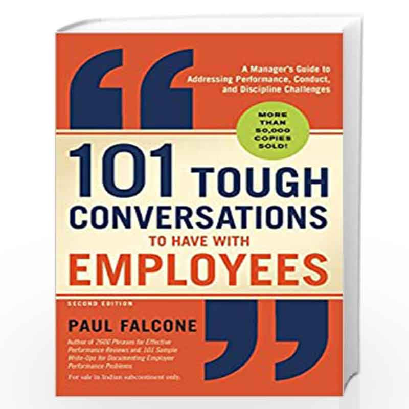 101 Tough Conversations to Have with Employees by Sandi J Davies Book-9781404112681
