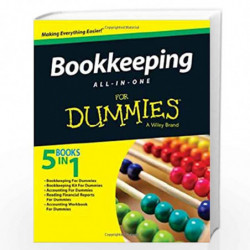 Bookkeeping All In One For Dummies by Consumer Dummies Book-9781119094210