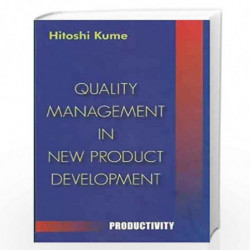 Quality Management in New Product Development by Hitoshi Kume Book-9788185985336