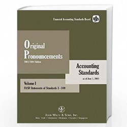 Original Pronouncements, Volumes I, II, III: FASB Statements of Standards 1  150, AICPA Pronouncements & FASB Interpretations, C