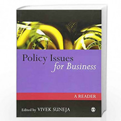 Policy Issues for Business: A Reader (Association With the Open University) by Suneja Book-9780761974154