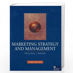 Marketing Strategy and Management by Michael J. Baker Book-9780333748565