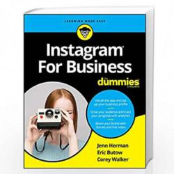 Instagram For Business For Dummies by Herman Jennifer Book-9781119439813