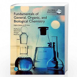 Fundamentals of General, Organic and Biological Chemistry in SI Units by John E. McMurry Book-9781292123462