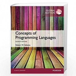 Concepts of Programming Languages, Global Edition by Robert W. Sebesta Book-9781292100555