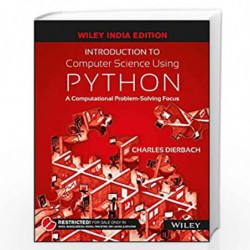 Introduction to Computer Science using Python by Dierbach Book-9788126556014