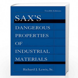 Sax's Dangerous Properties of Industrial Materials: 5 Volume Set by Richard J. Lewis Sr. Book-9780470623251