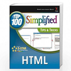 HTML: Top 100 Simplified Tips & Tricks (Visual Read Less, Learn More) by Paul Whitehead Book-9780764542114