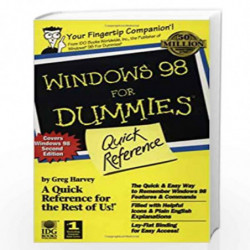 Windows          98 For Dummies         : Quick Reference by Greg Phd Harvey Book-9780764502545
