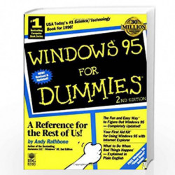 Windows 95 For Dummies by Andy Rathbone Book-9780764501807