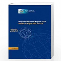 Dispute Settlement Reports 2005 by World Trade Organization Book-9780521885522