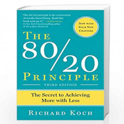 The 80/20 Principle: The Secret to Achieving More with Less by KOCH RICHARD Book-9780385491747