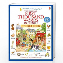 First Thousand Words in French Sticker Book by AMERY HEATHER Book-9781409580225