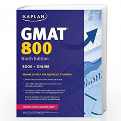 GMAT 800 by Kaplan Test Prep Book-9781625230096