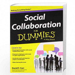 Social Collaboration for Dummies by david f. carr Book-9788126545971