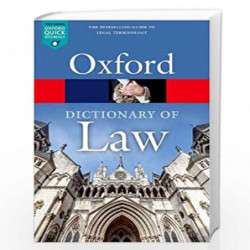 A Dictionary of Law (Oxford Quick Reference) by JONATHAN LAW Book-9780198802525