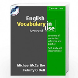 English Vocabulary in Use Advanced with CD-ROM (South Asian Edition) by MCCARTHY Book-9780521736374