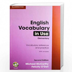 English Vocabulary in Use Elementary Book with Ans and CD-ROM by Felicity ODell Book-9781107688872