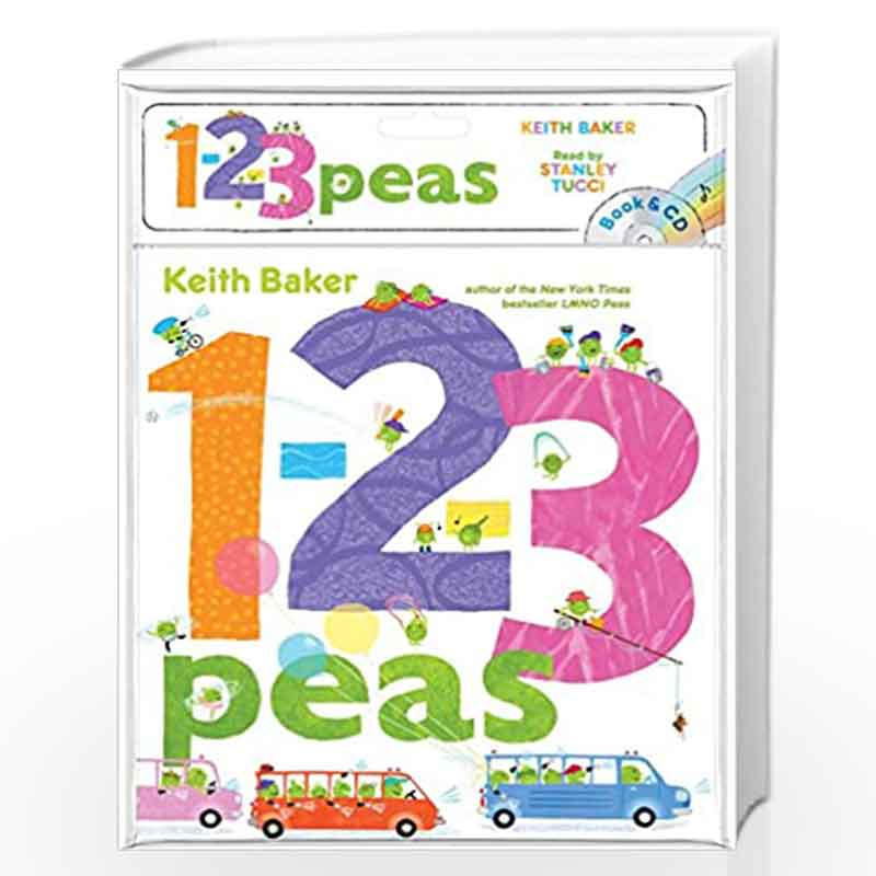 1-2-3 Peas: Book & CD (The Peas Series) by BAKER, KEITH Book-9781534418455