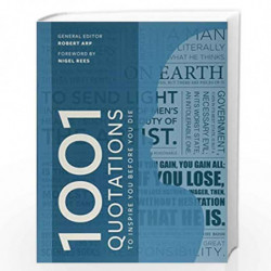 1001 Quotations to inspire you before you die by Robert arp Book-9781788400923