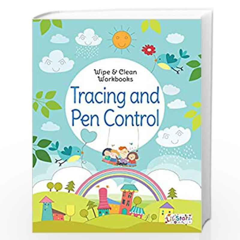 Tracing and Pen Control - Wipe & Clean Workbook with free Pen by NA Book-9788131940105
