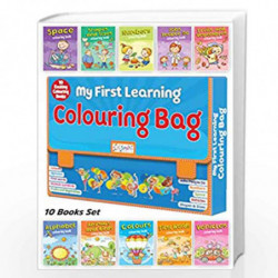 My First Learning Colouring Bag - Set of 10 Exciting Colouring Books by NILL Book-9788131957738