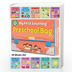 My First Learning Preschool Bag - Set of 10 Exciting Preschool Books by NILL Book-9788131957745