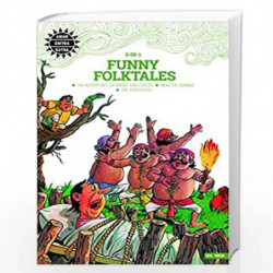 Funny Folktales: 3 in 1 (Amar Chitra Katha) by NA Book-9788184821338